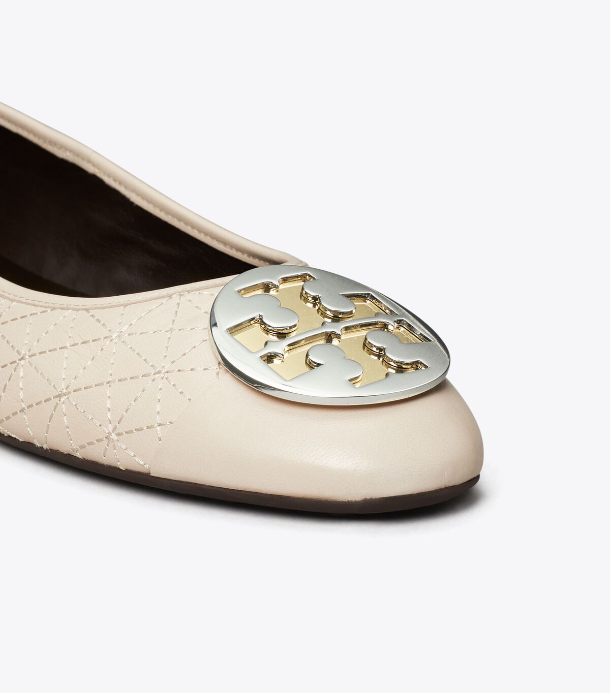 tory burch claire cap toe quilted ballet