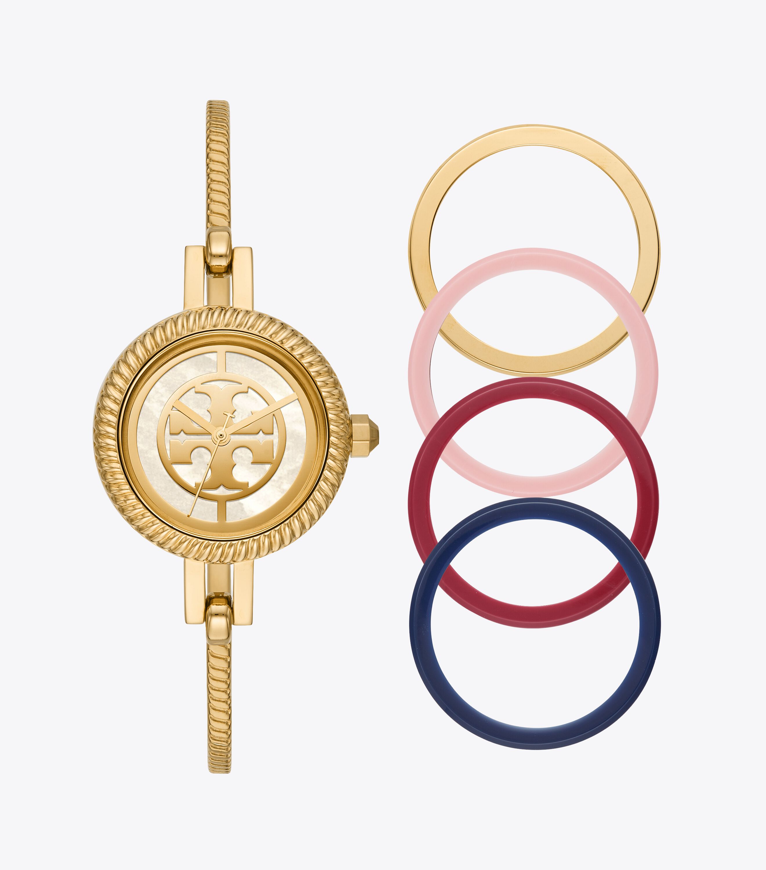 時計 THE REVA TBW4029 Reva Bangle Watch Gift Set, Gold/Multi | Tory Burch KSA