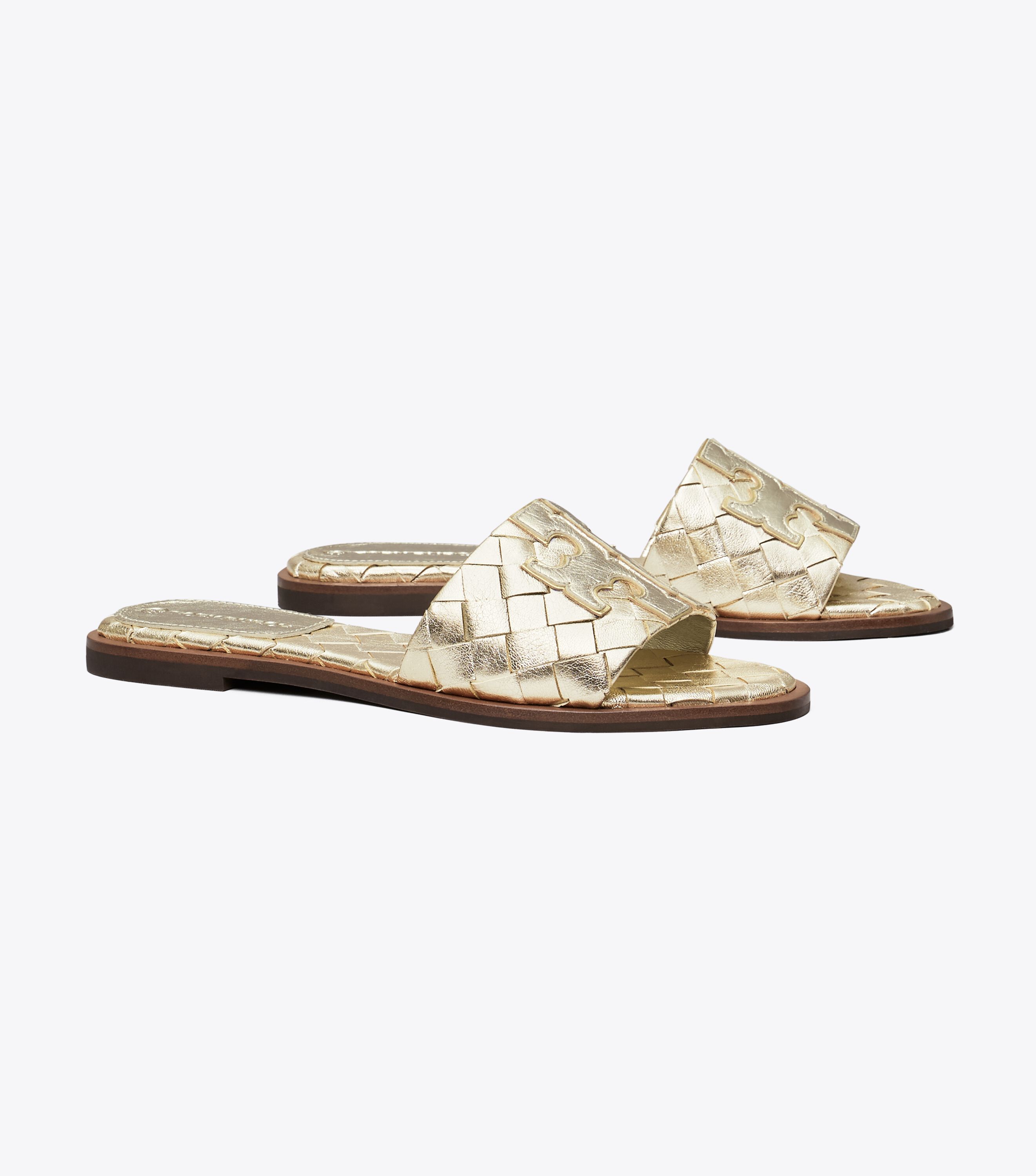 Tory Burch Ines Woven Slide Extended Width Tory Burch KSA