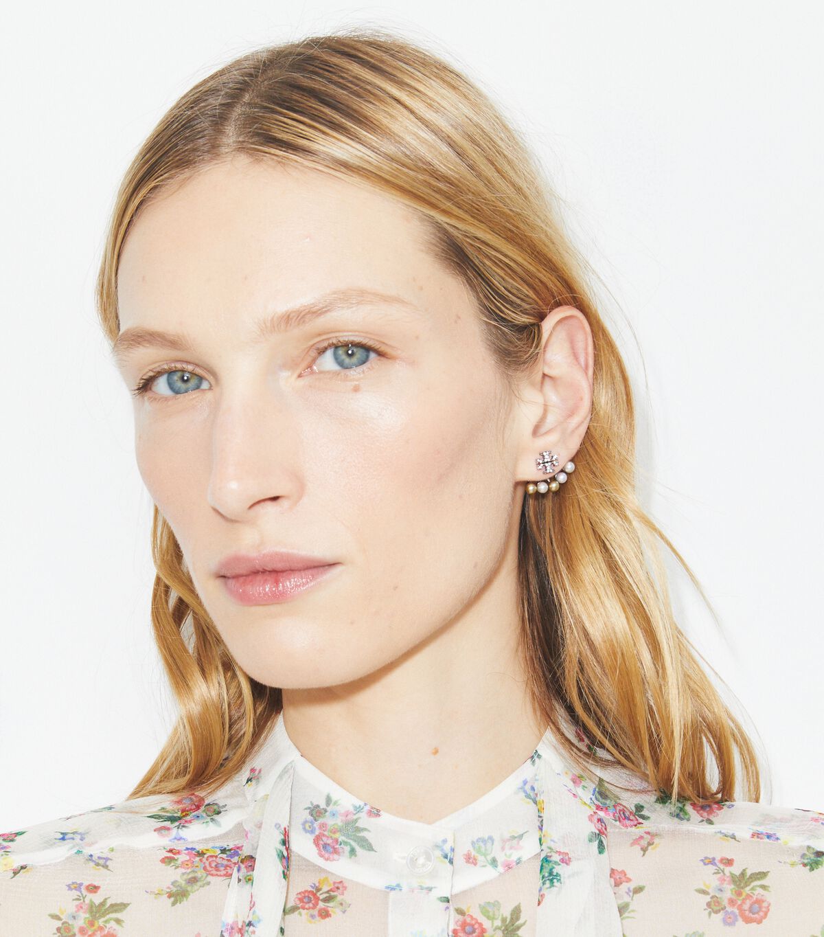 tory burch moondance pearl front back earrings