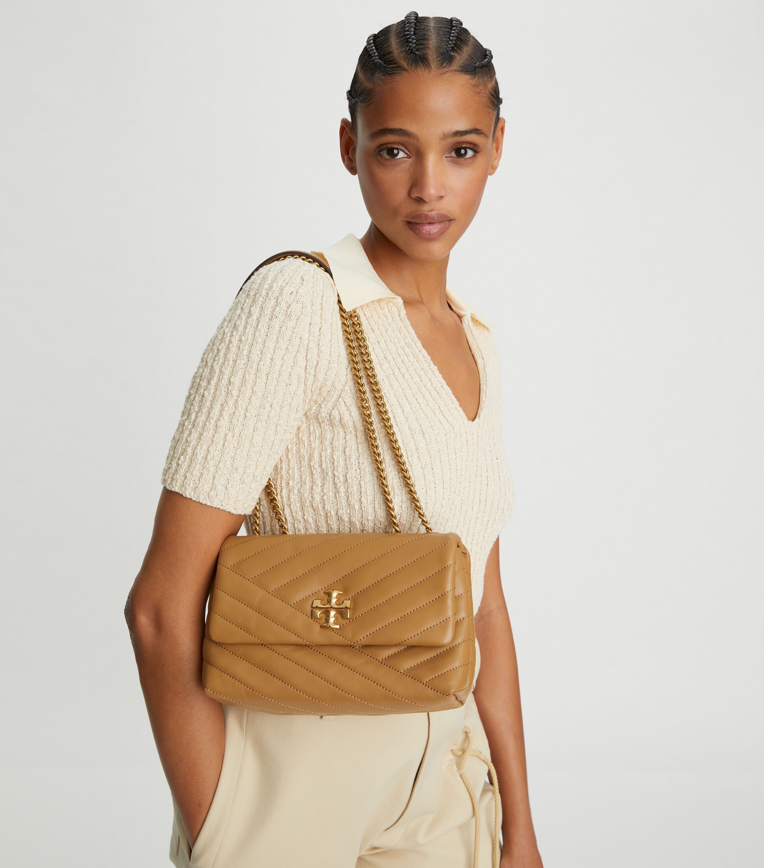 Tory burch kira chevron hot sale convertible shoulder bag
