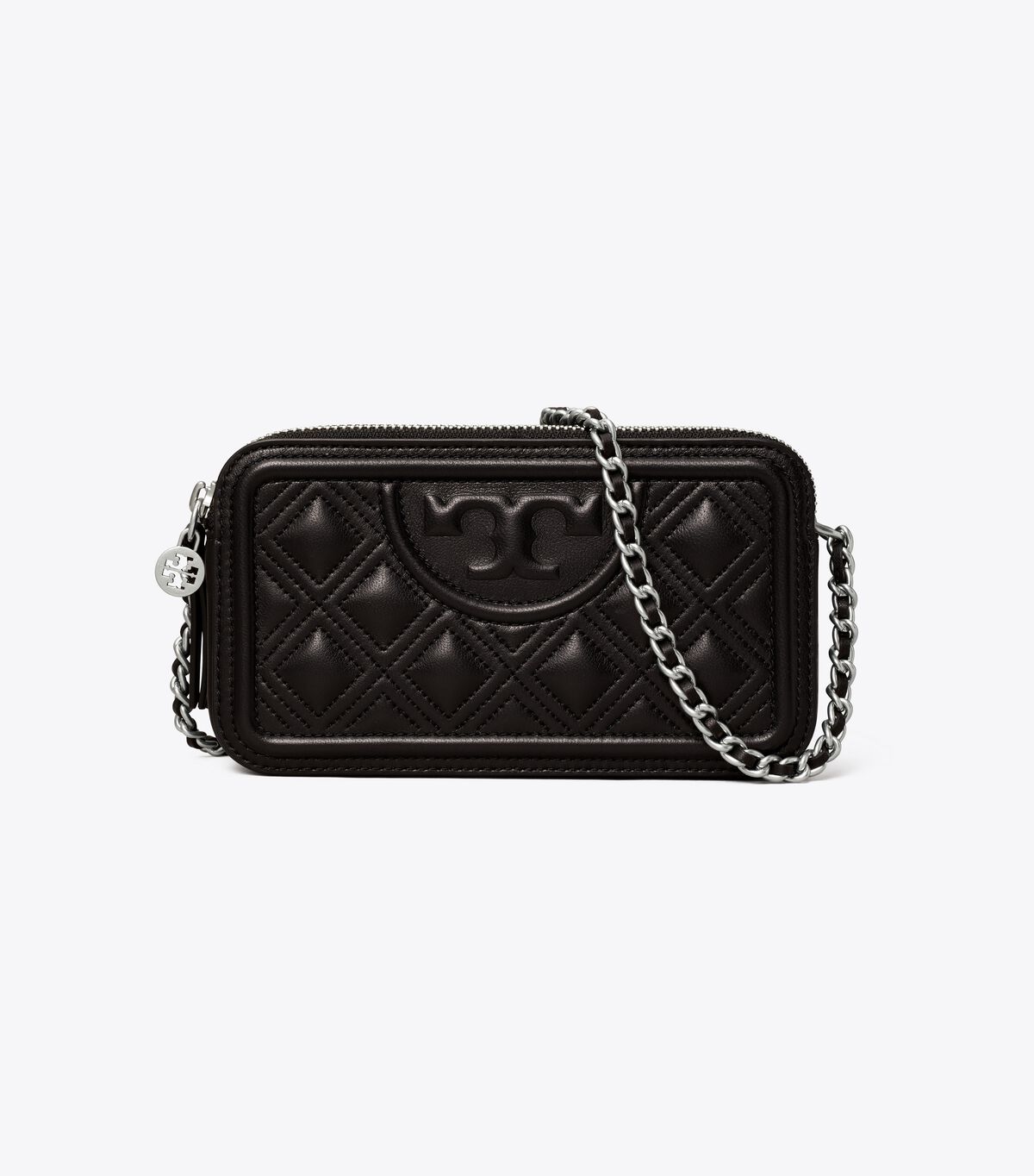 tory burch fleming double zip mini bag