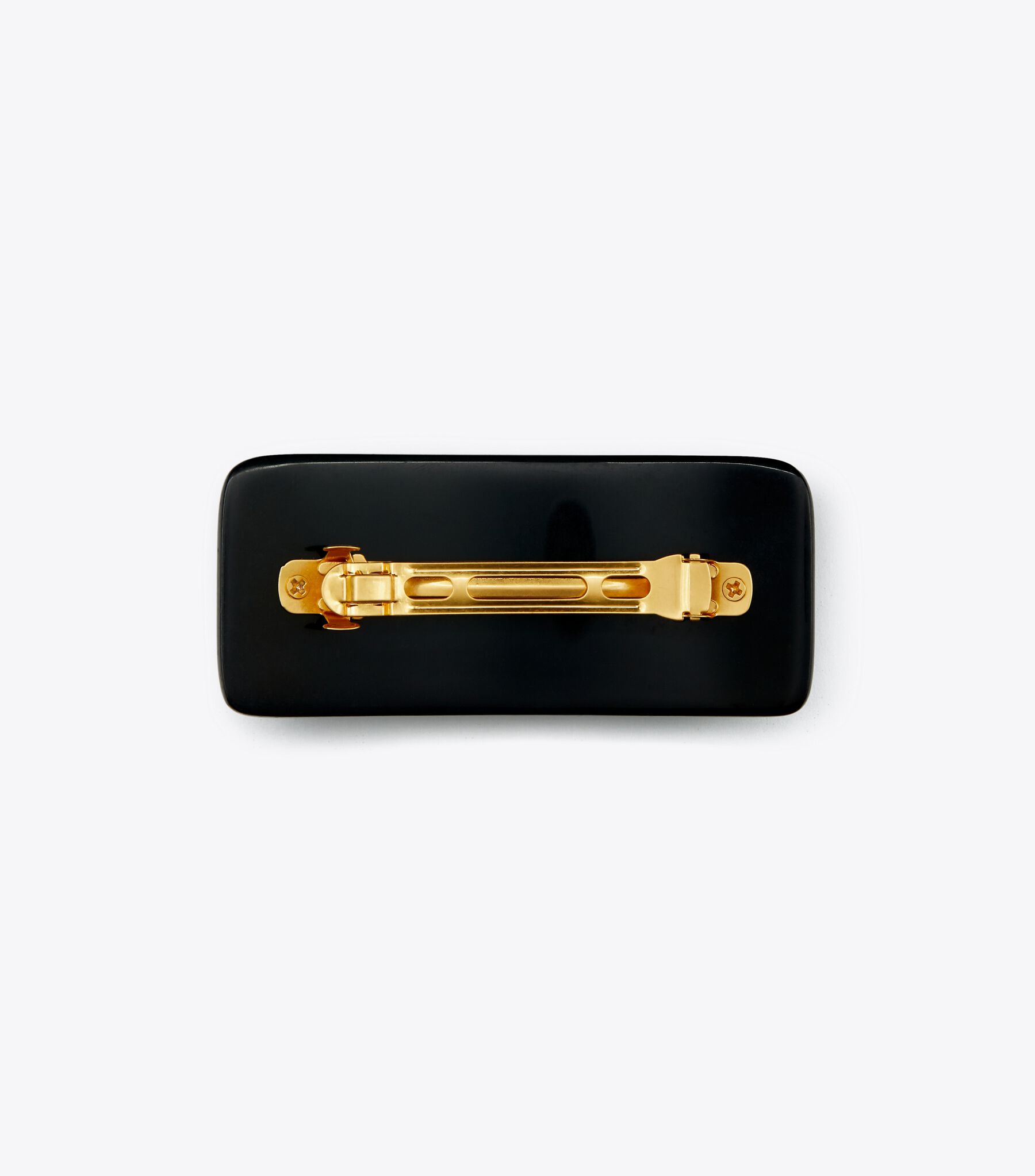 Kira Domino Barrette, Rolled Brass #59 / Black Multi | Tory  display picture 1