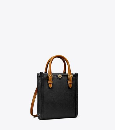 Mini T Monogram Perforated Tote