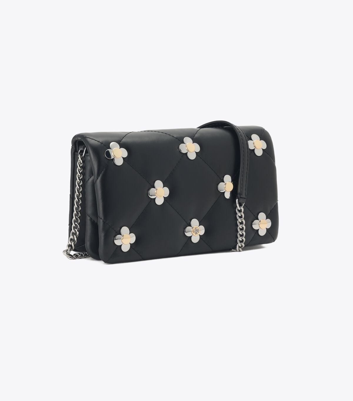 Kira Diamond Quilt Multi-Clover Chain Wallet tory burch kira diamond quilt multi clover chain wallet