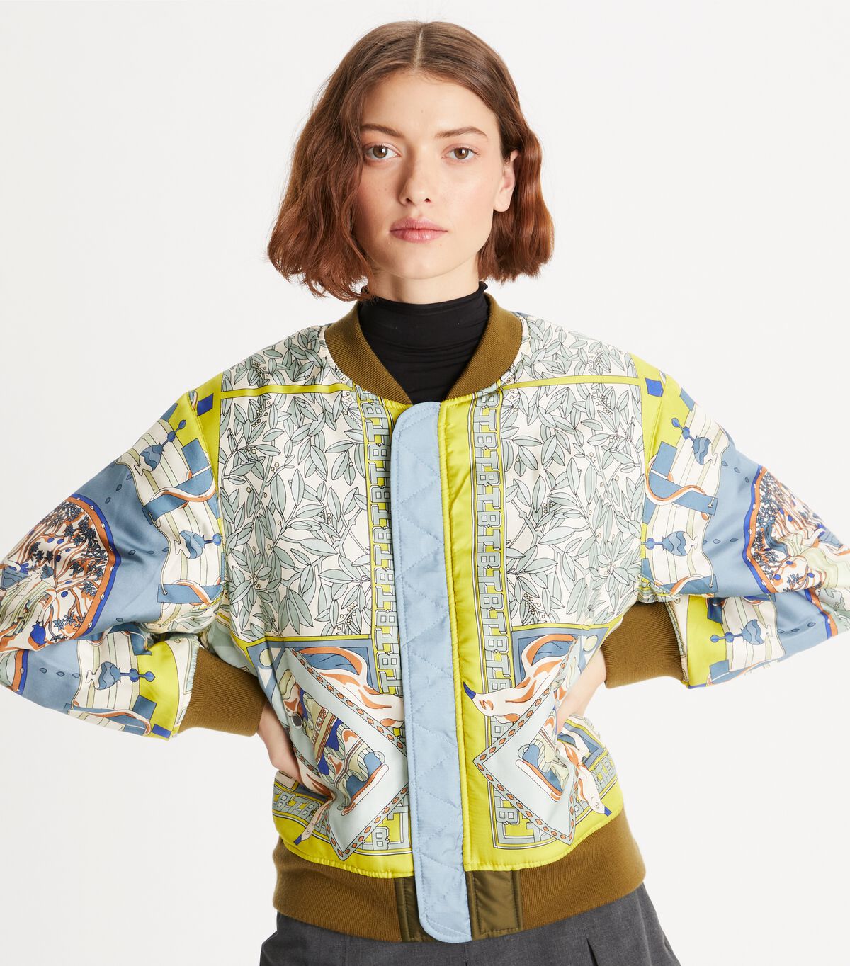 tory burch reversible nylon twill jacket