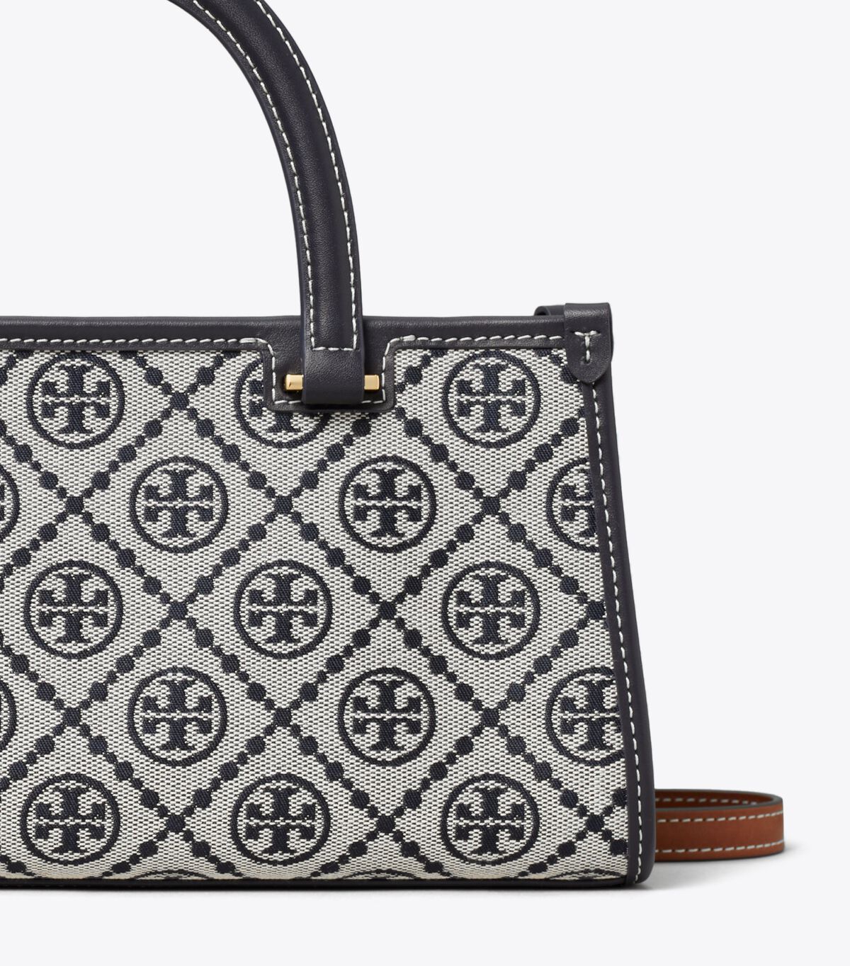 tory burch t monogram small east west tote