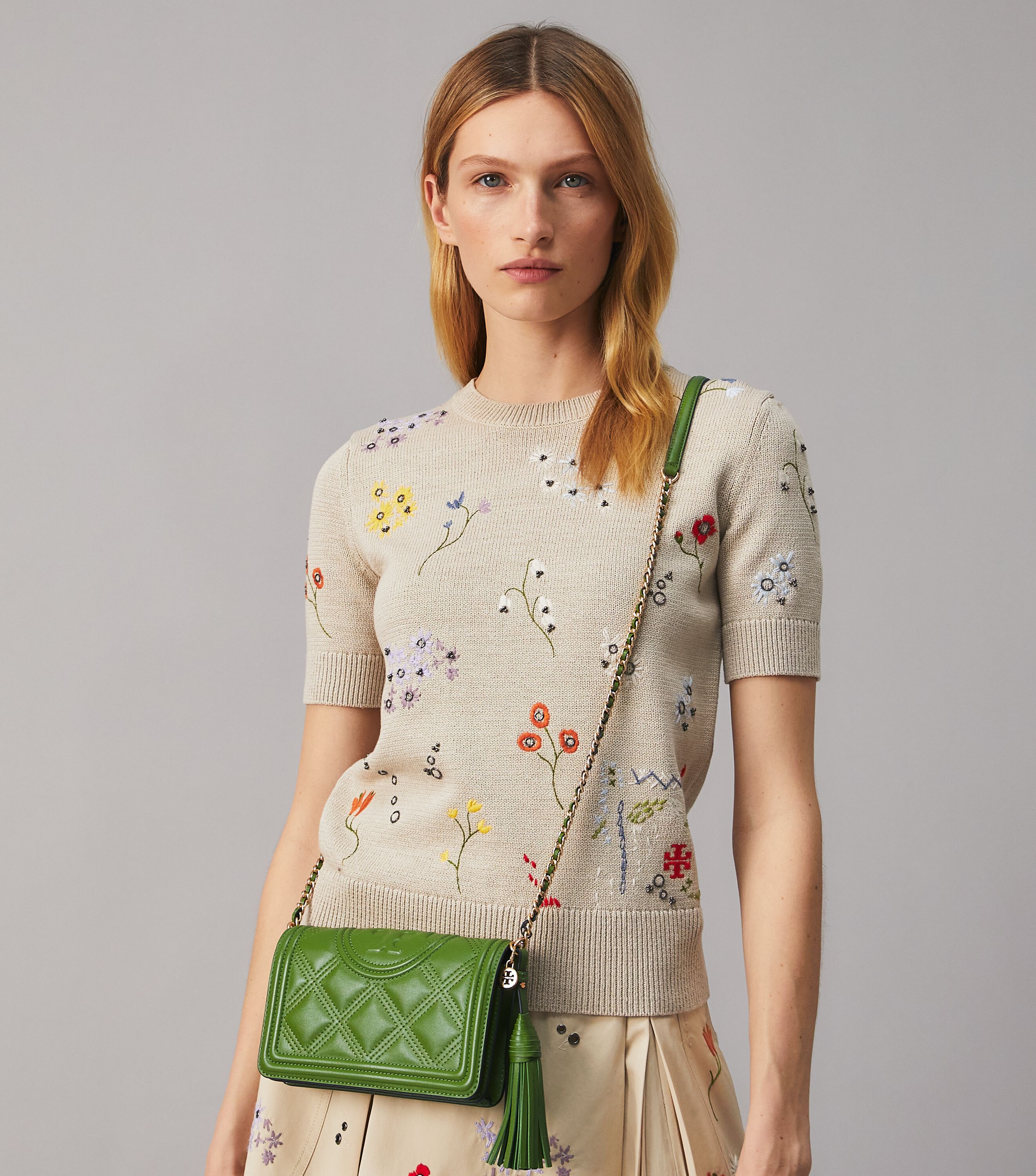 Tory burch sales fleming wallet crossbody