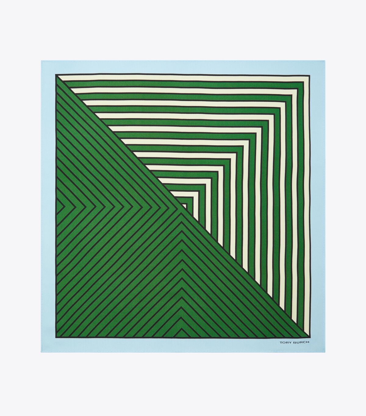 Illusion Stripe Silk Neckerchief