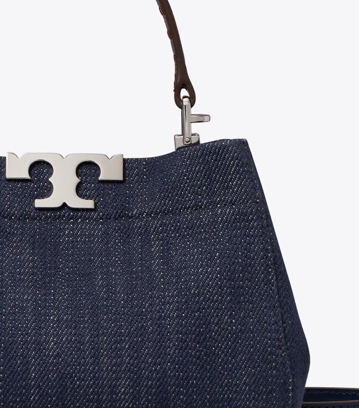Mini Eleanor Denim Satchel tory burch mini eleanor denim satchel