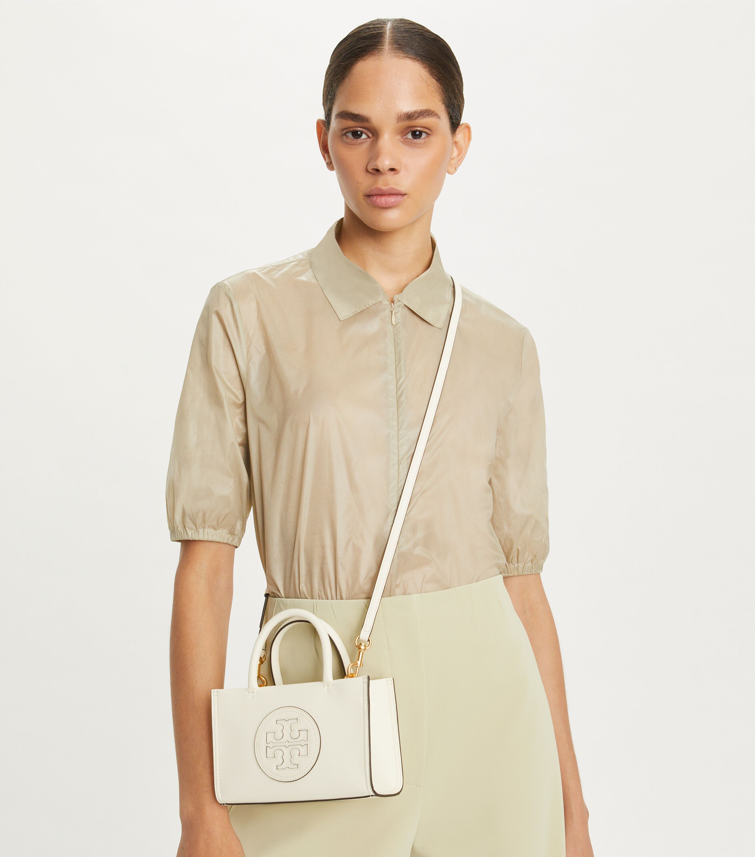 Mini Ella Bio Tote, Warm White | Tory Burch KSA Mini Ella Bio Tote, Warm White | Tory Burch KSA