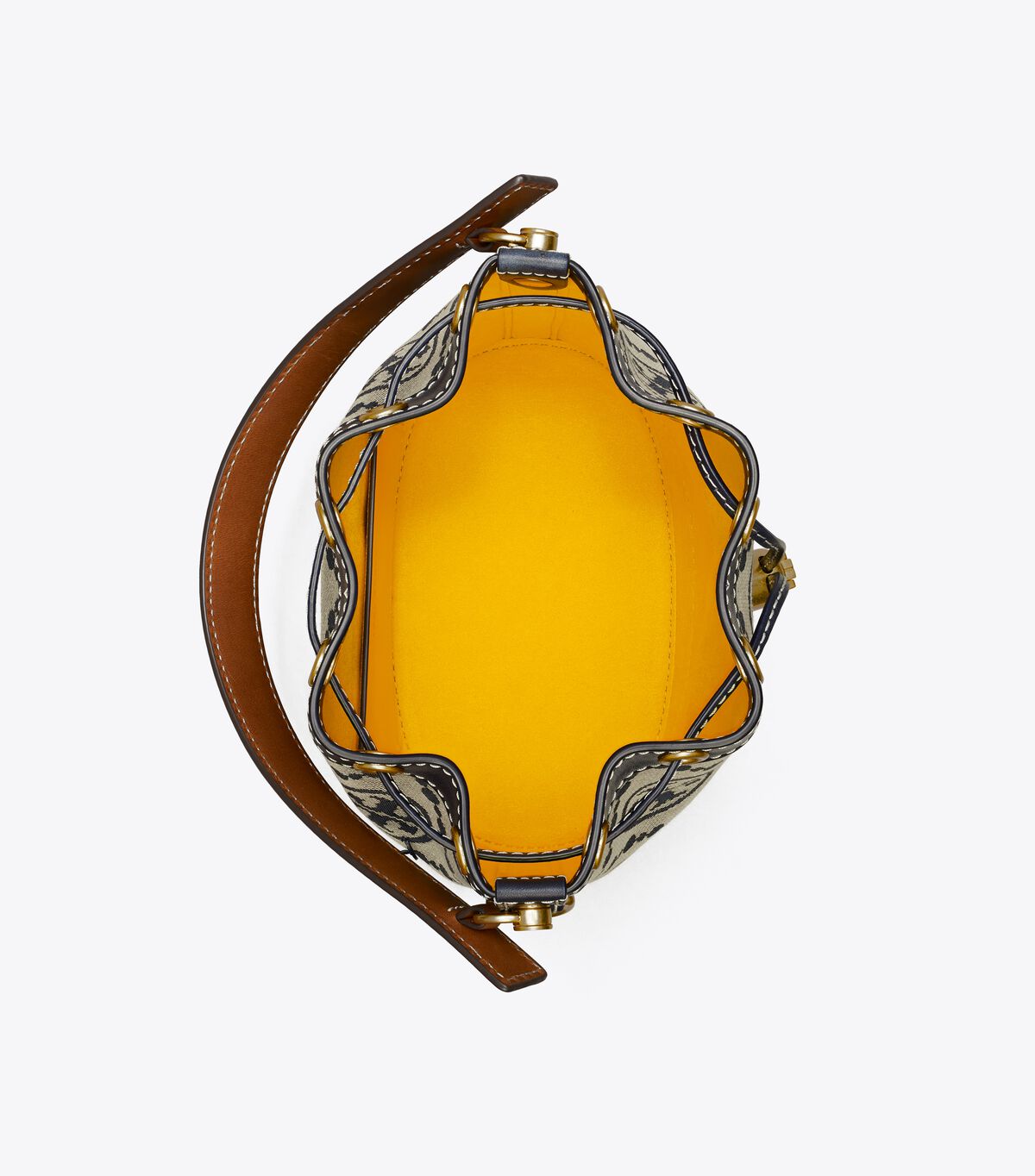 tory burch t monogram bucket bag