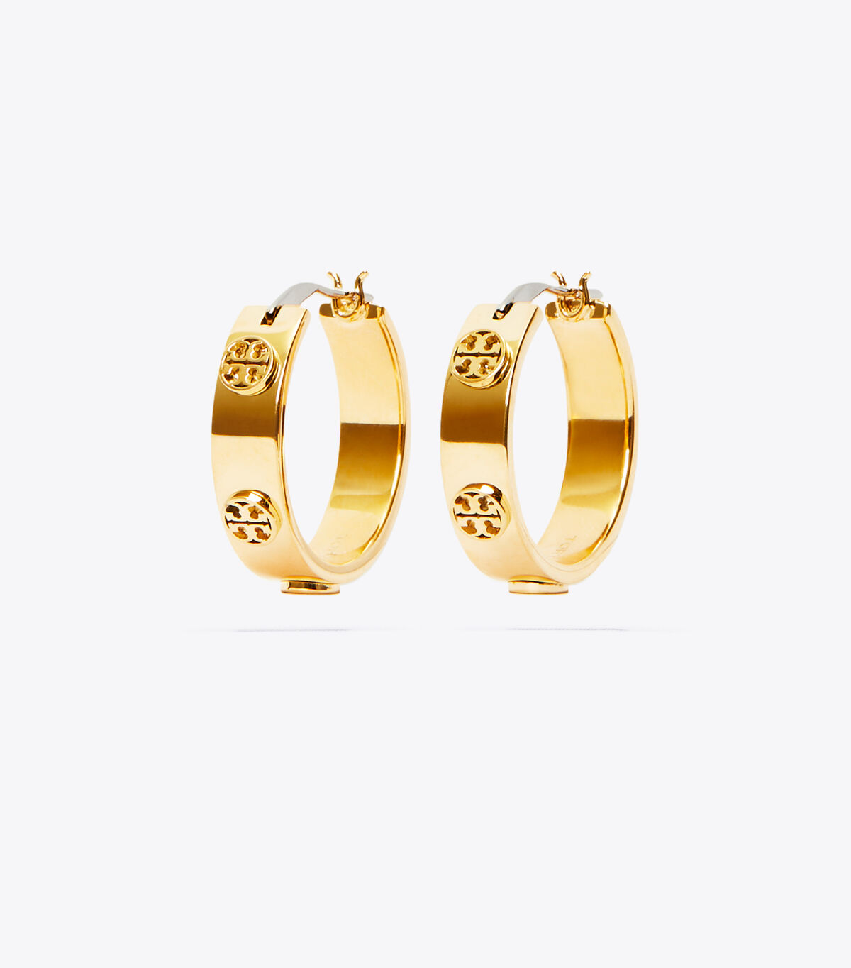 tory burch small miller stud huggie earring
