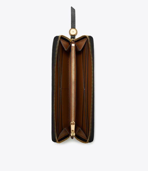tory burch romy zip continental wallet