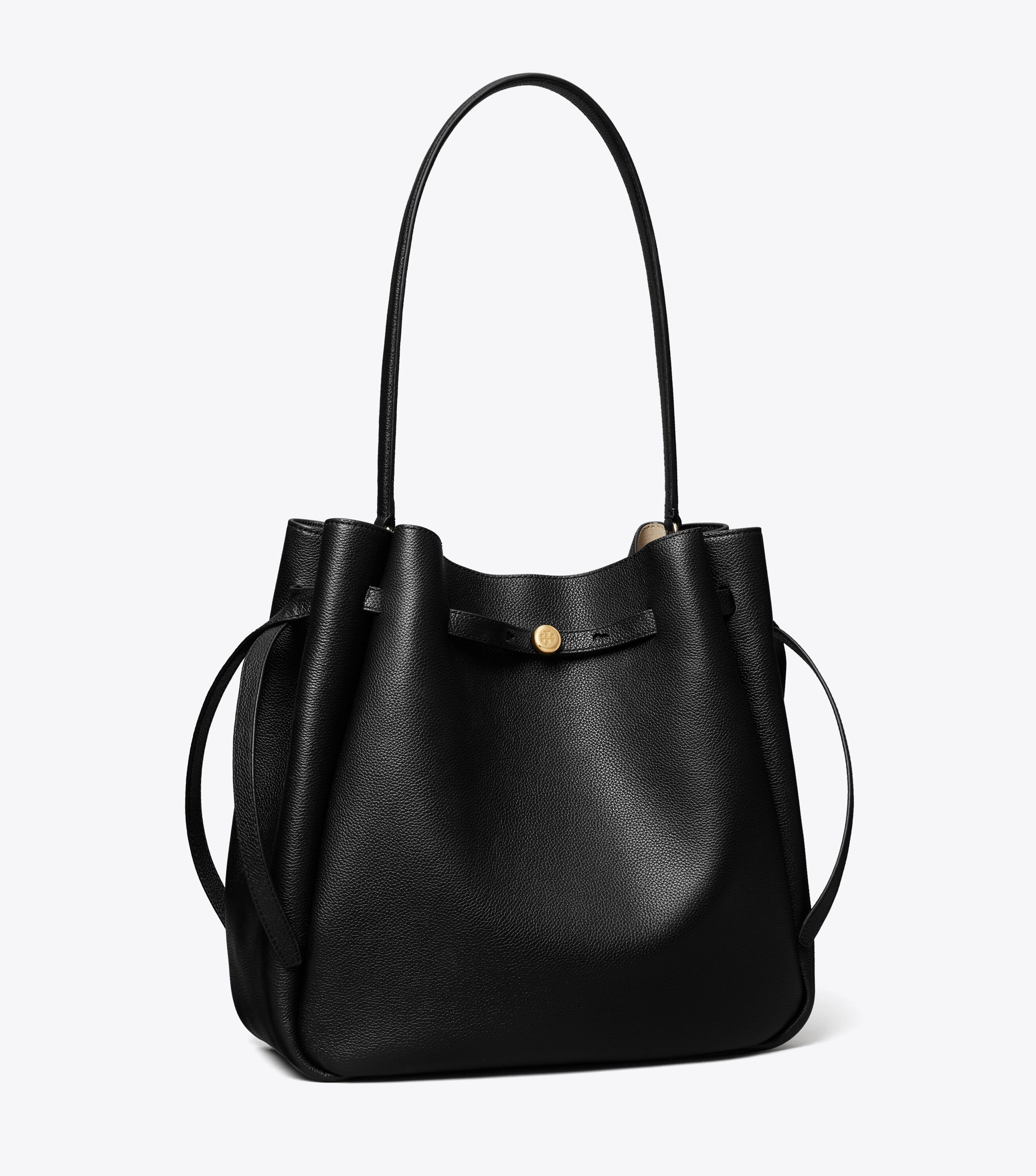 Large Romy Bucket Bag, Black | Tory Burch KSA