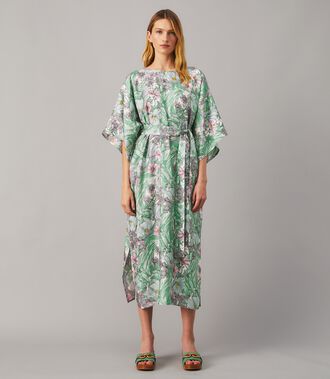 Robinson Printed Silk Dress | | Tory Burch