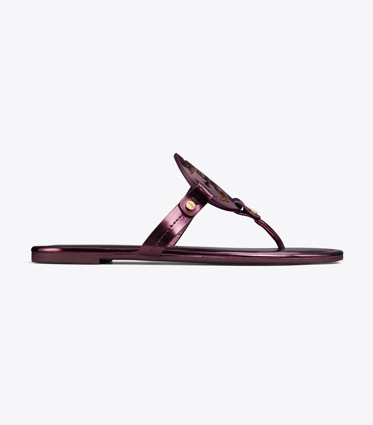 tory burch miller metallic sandal