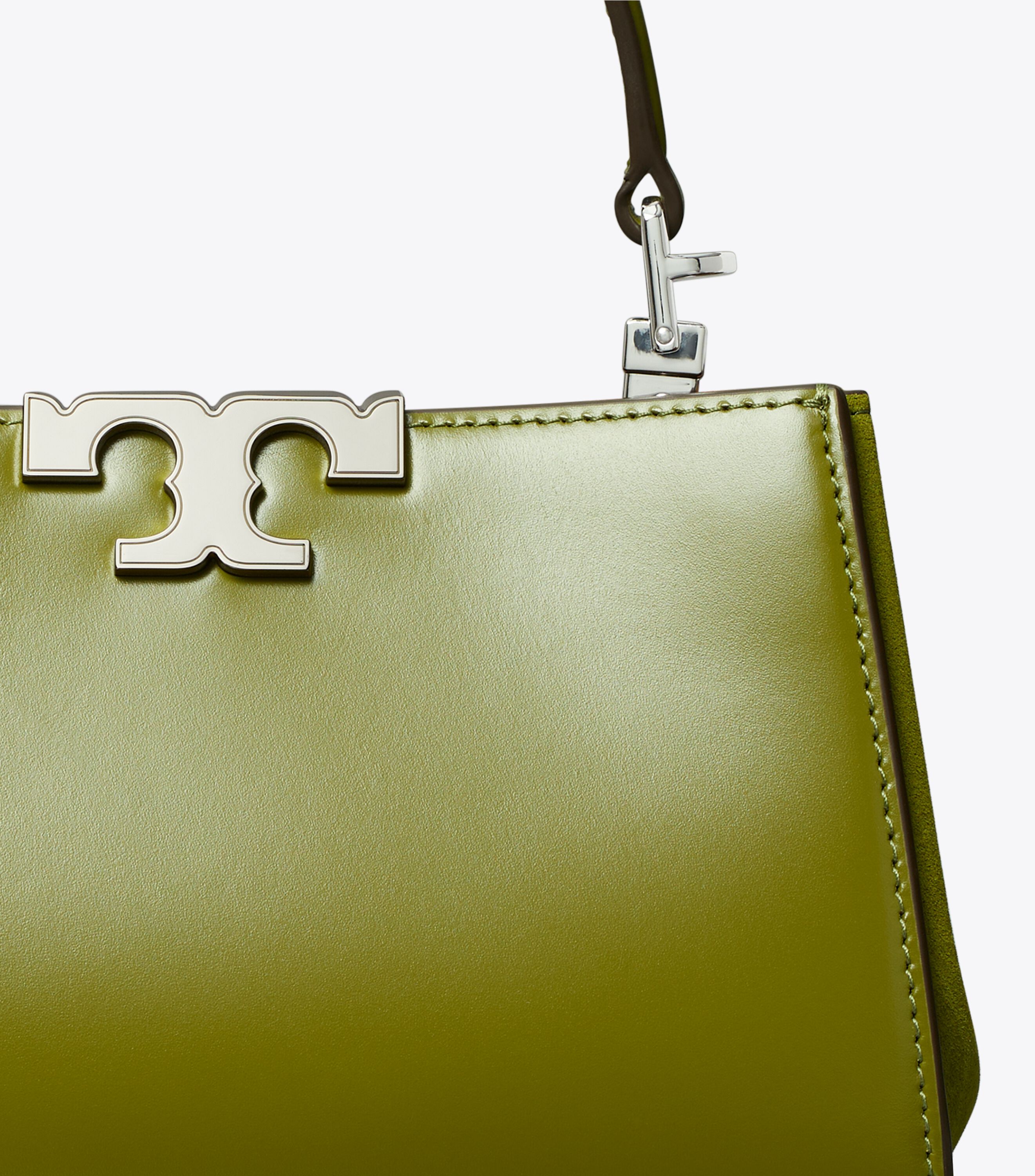 Mini Eleanor Satchel, Dark Matcha | Tory Burch KSA