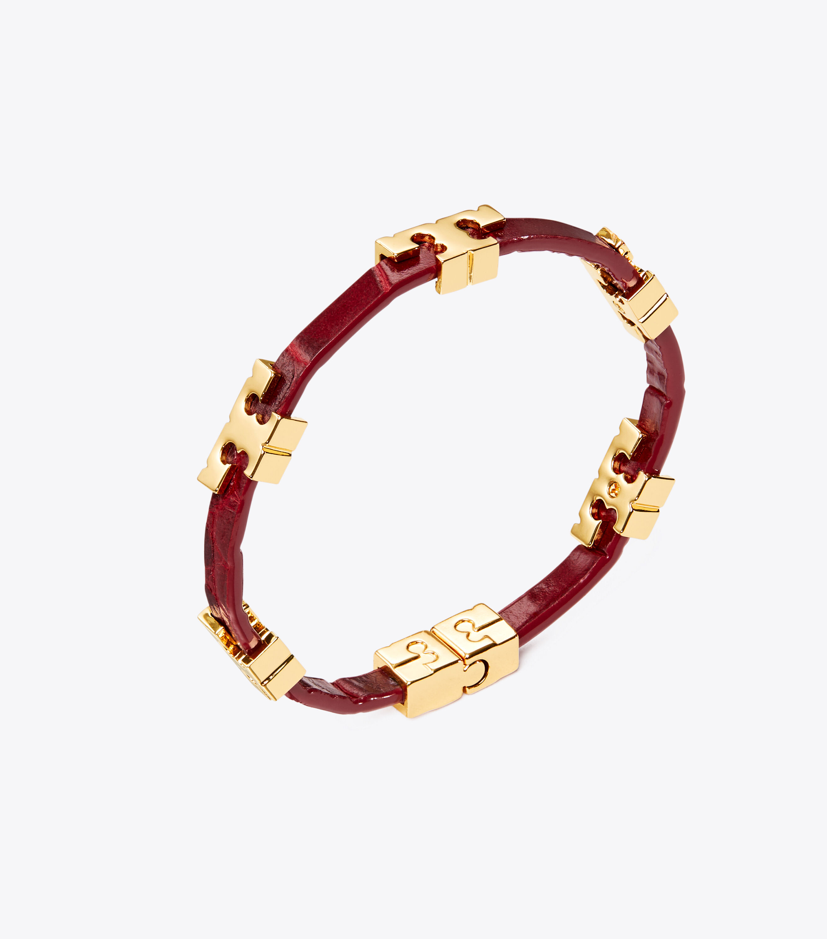 Tory burch serif t top single wrap bracelet