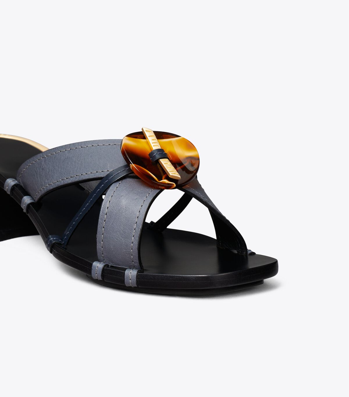 tory burch knotted heeled mule sandal