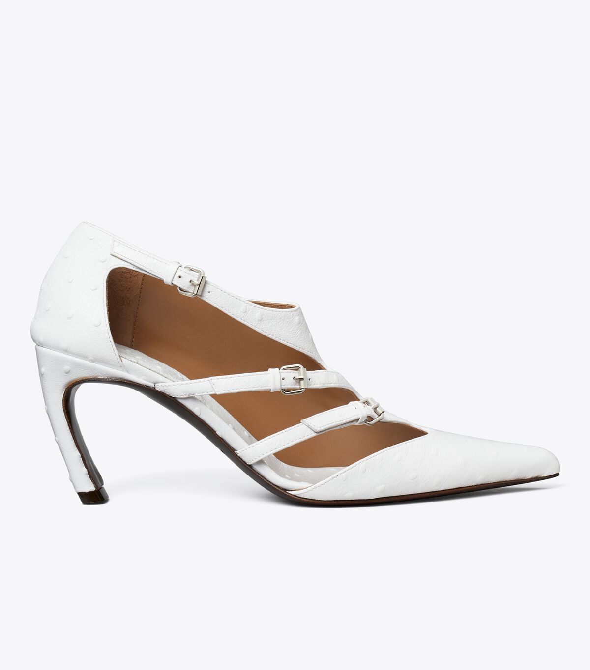 tory burch multi buckle pump