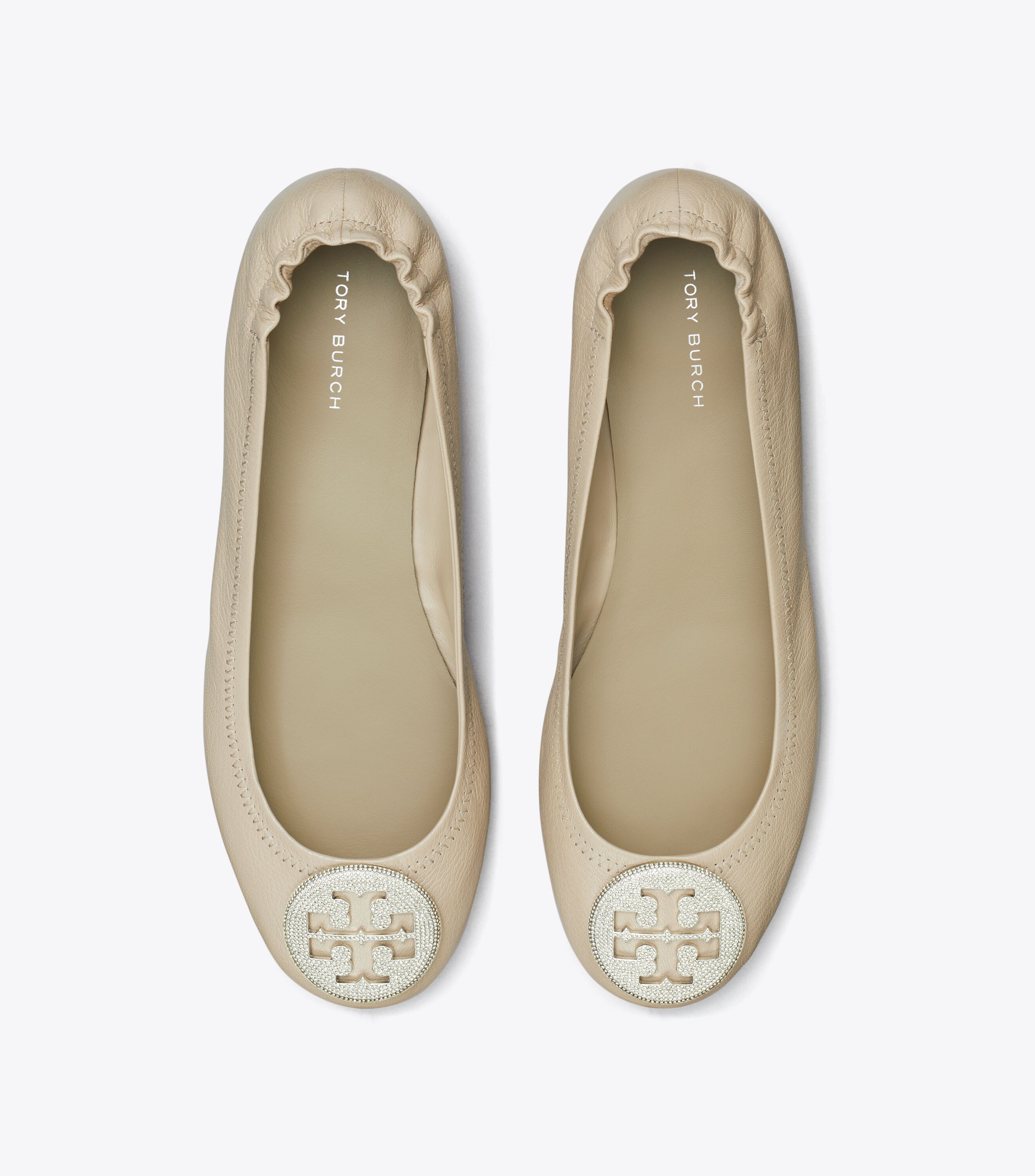 Minnie Pavé Travel Ballet, Tortora | Tory Burch KSA