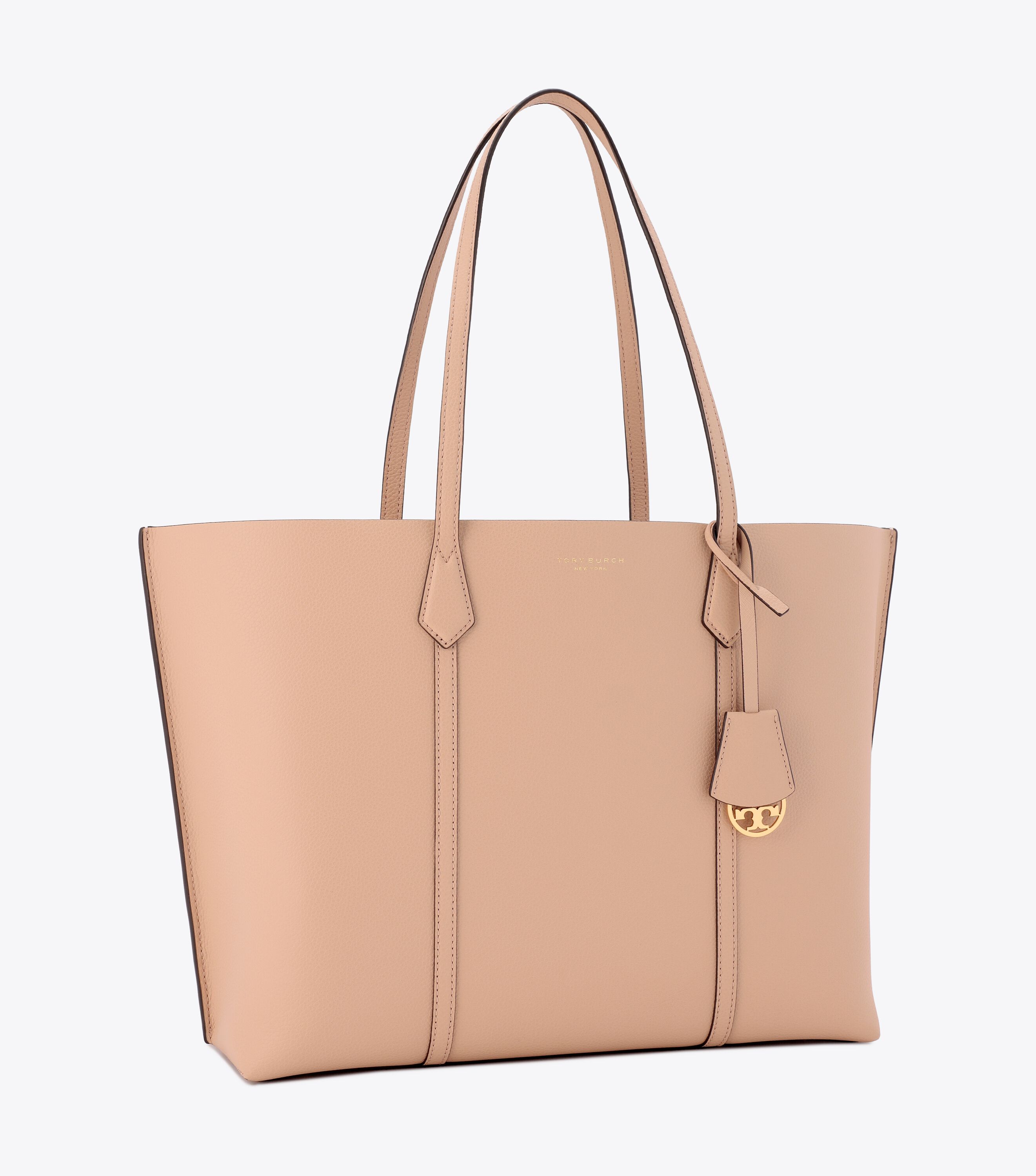 Tory burch perry best sale triple compartment leather tote