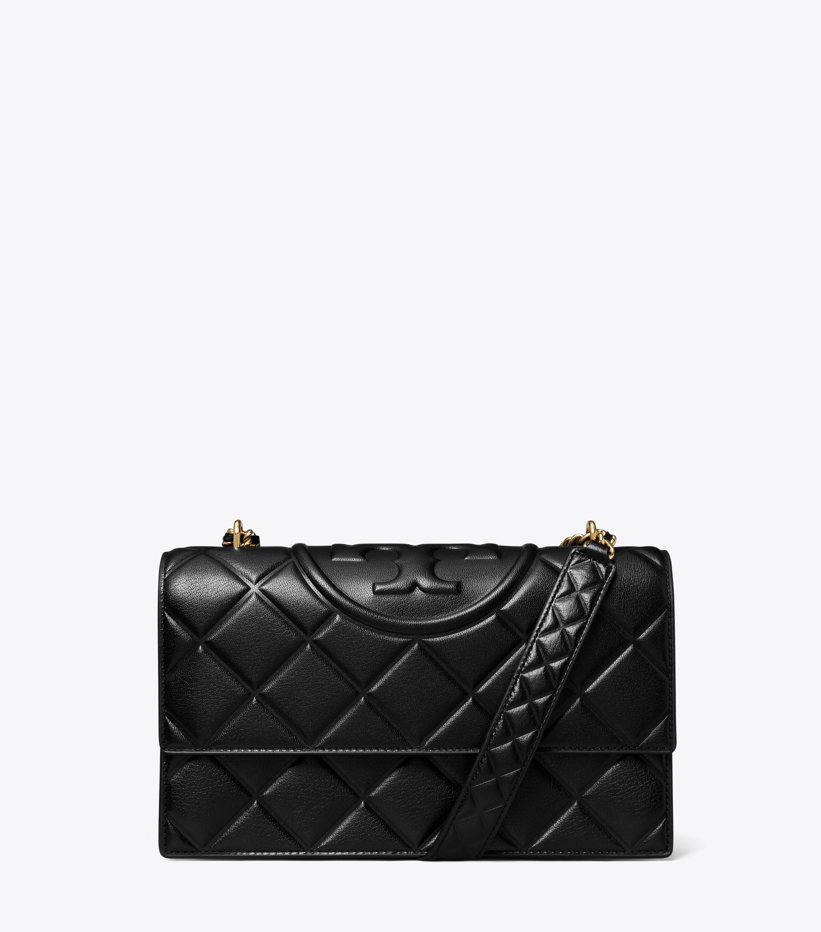 Fleming quilted leather top handle satchel clearance
