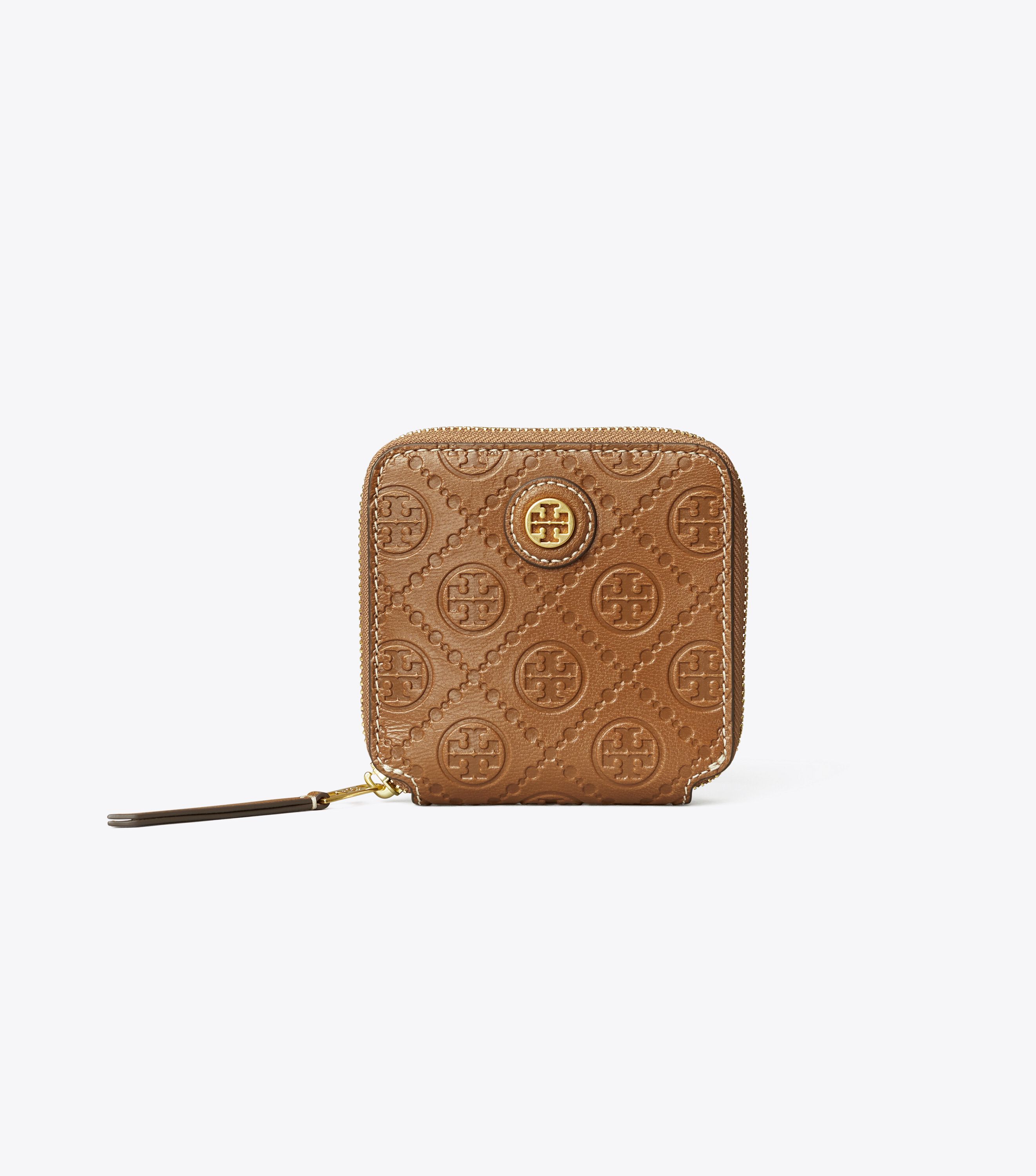 TORY BURCH Wallet Triple Barch Triple Barch MCGRAW MacGraw Round Long –  Timeless Vintage