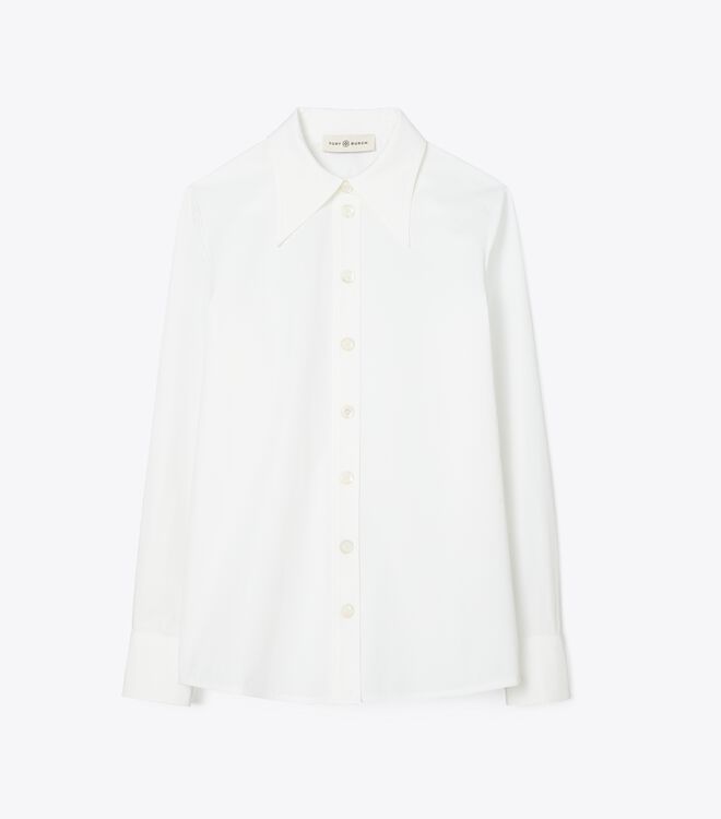 Cotton Poplin Shirt | Ready-To-Wear | Tory Burch