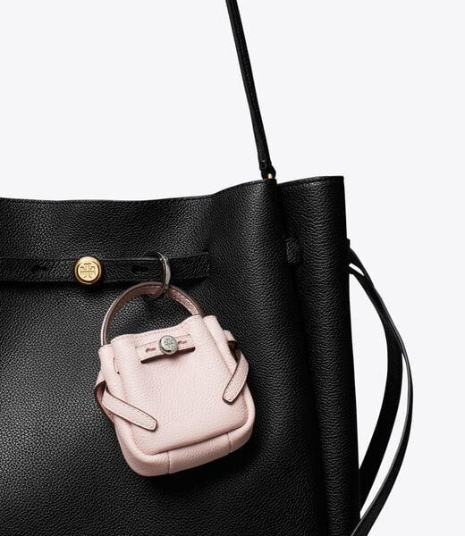tory burch romy bucket bag charm