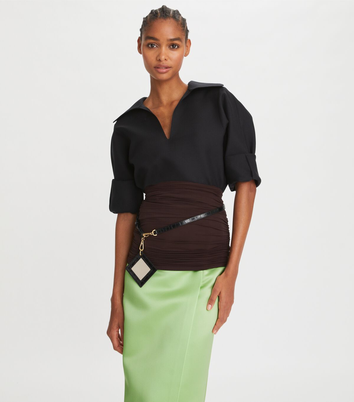 tory burch silk gazar tunic