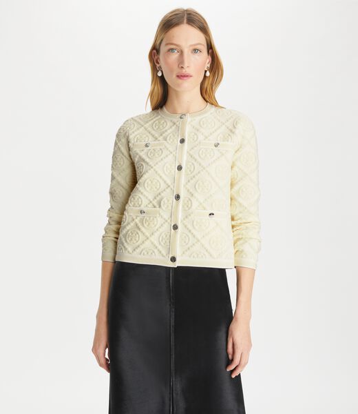 tory burch kendra embossed cardigan