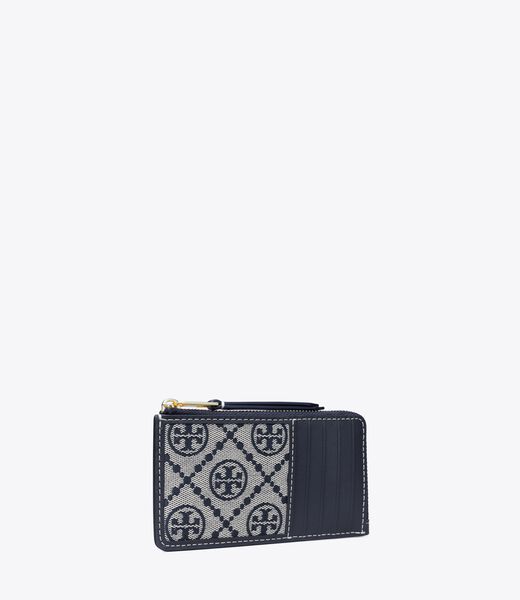tory burch t monogram zip card case