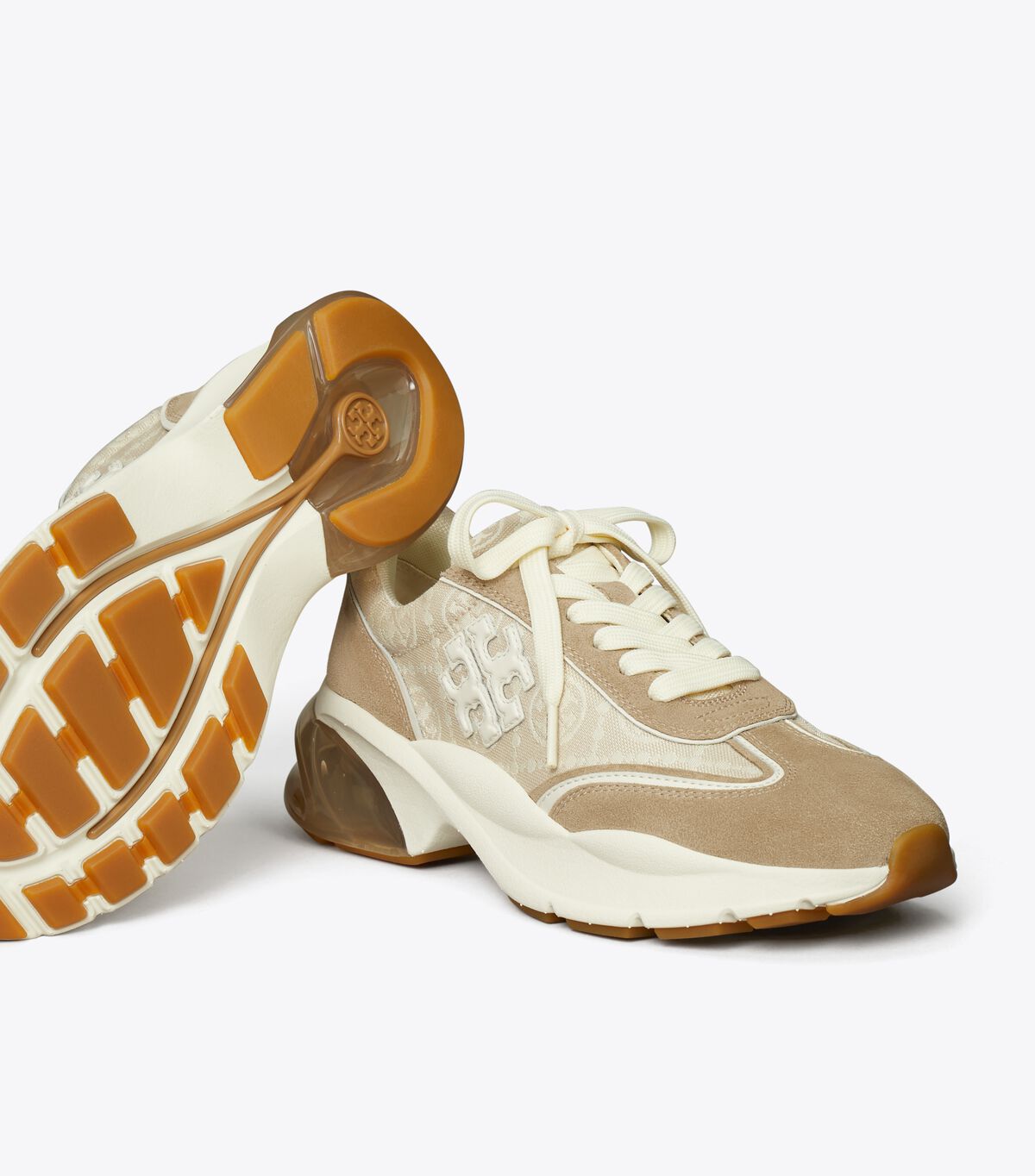 tory burch t monogram good luck trainer