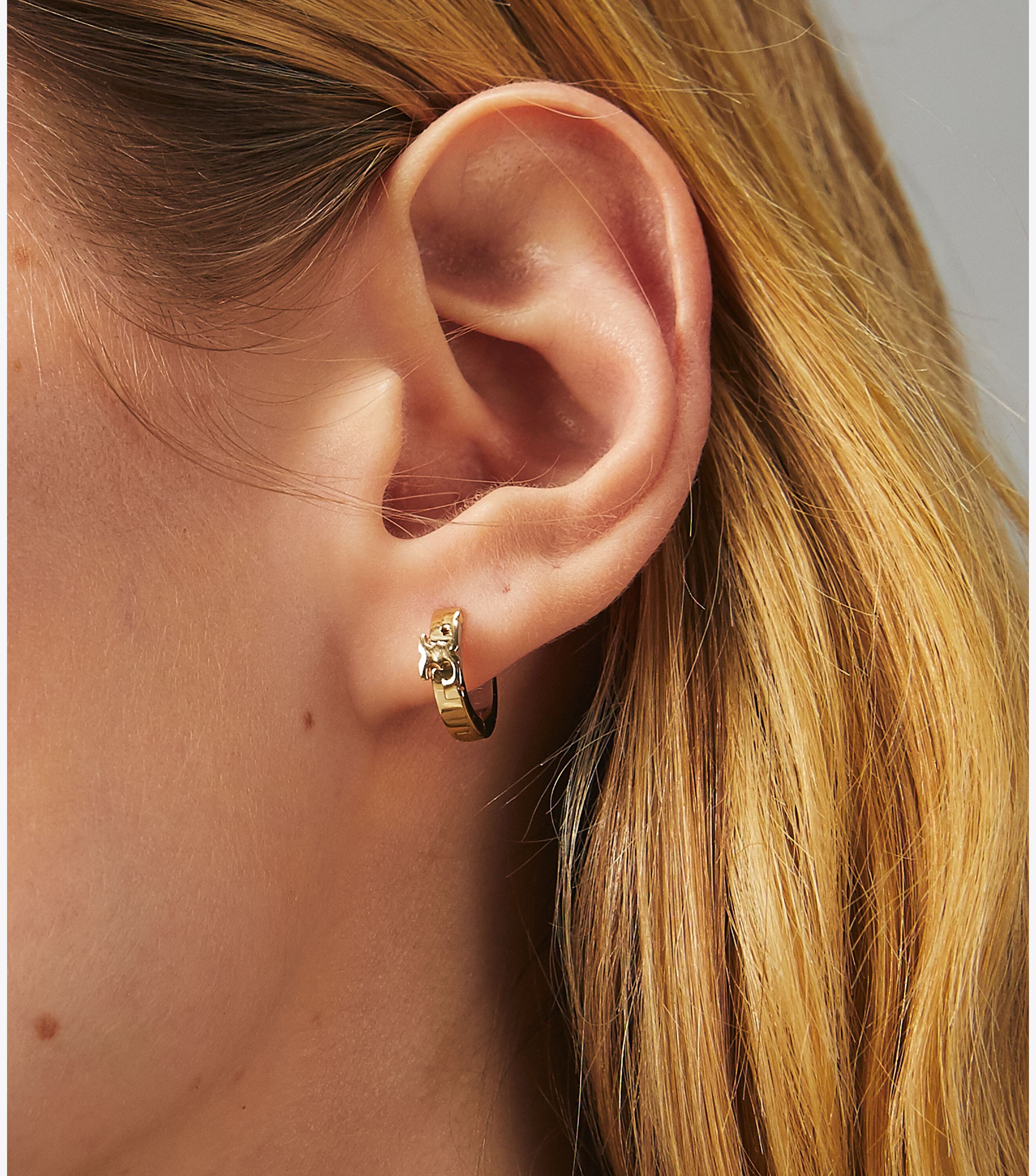 Serif t Huggie Earring