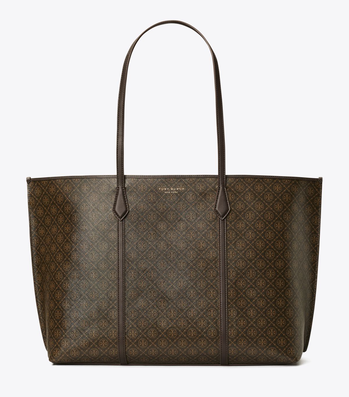 tory burch perry coated canvas tote