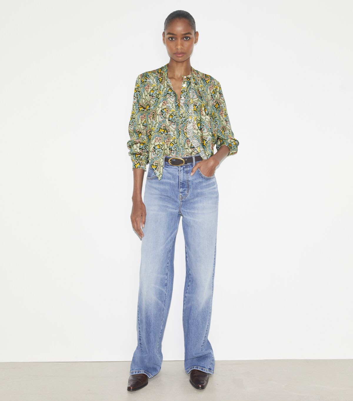 tory burch silk bow blouse