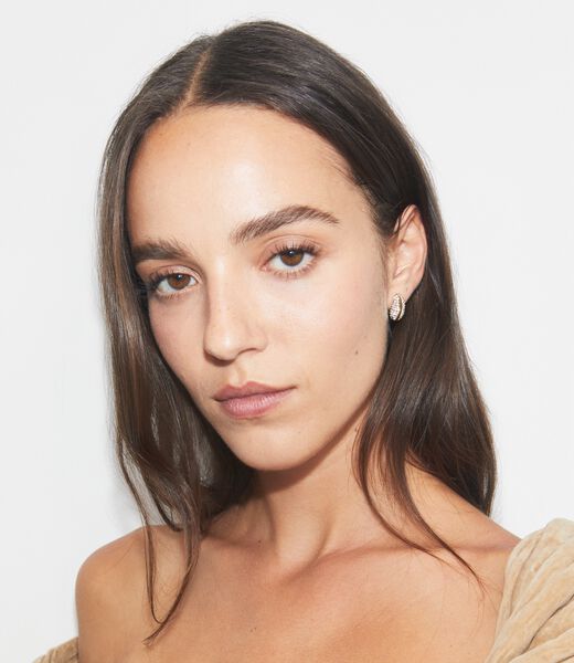 tory burch mini pav wave earrings
