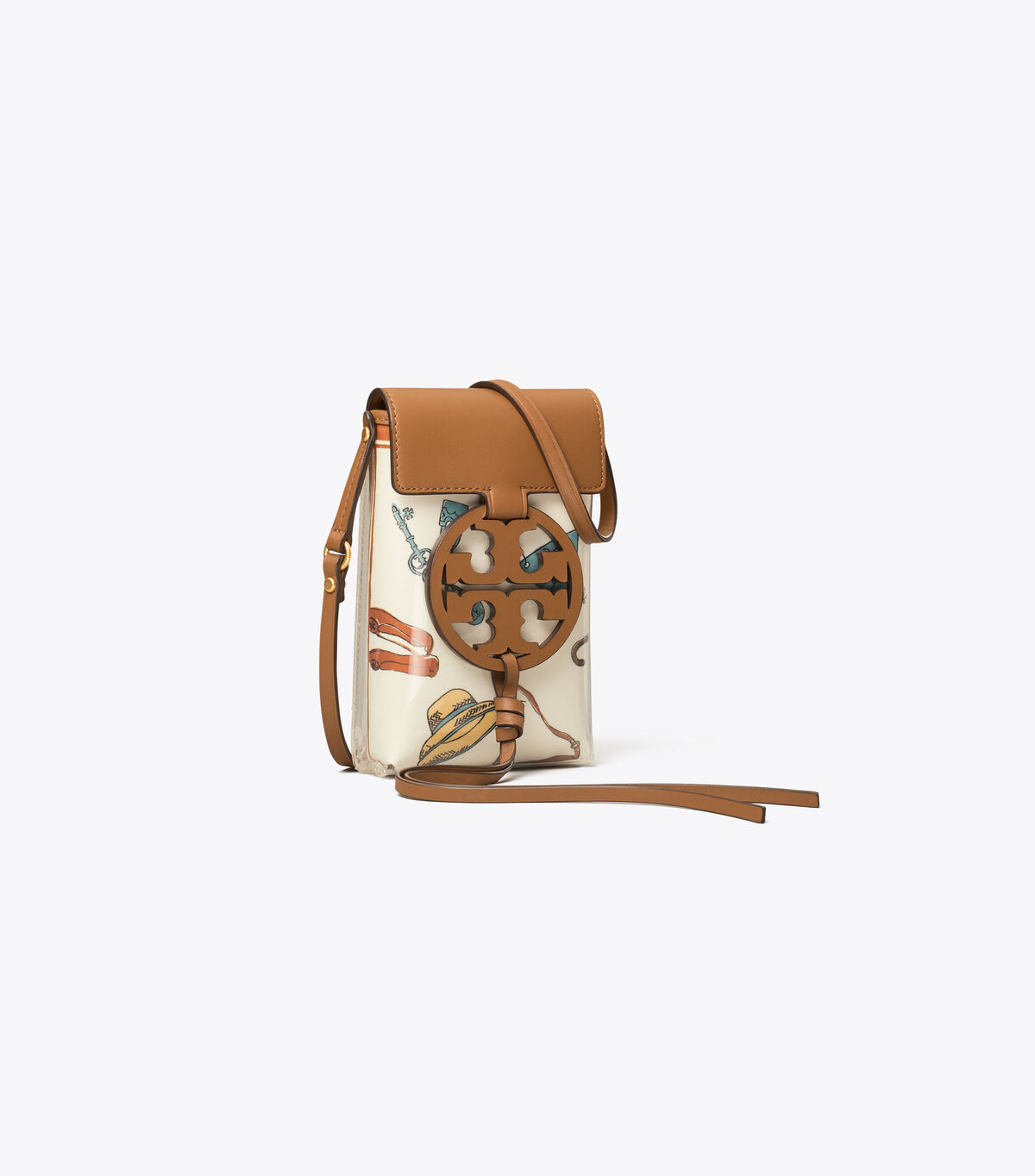 Miller Clear Printed Phone Crossbody