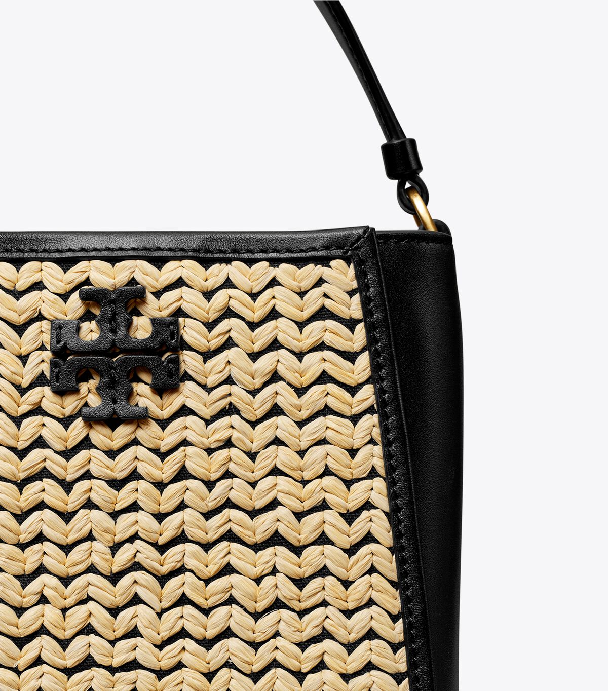 tory burch small mcgraw raffia bucket bag