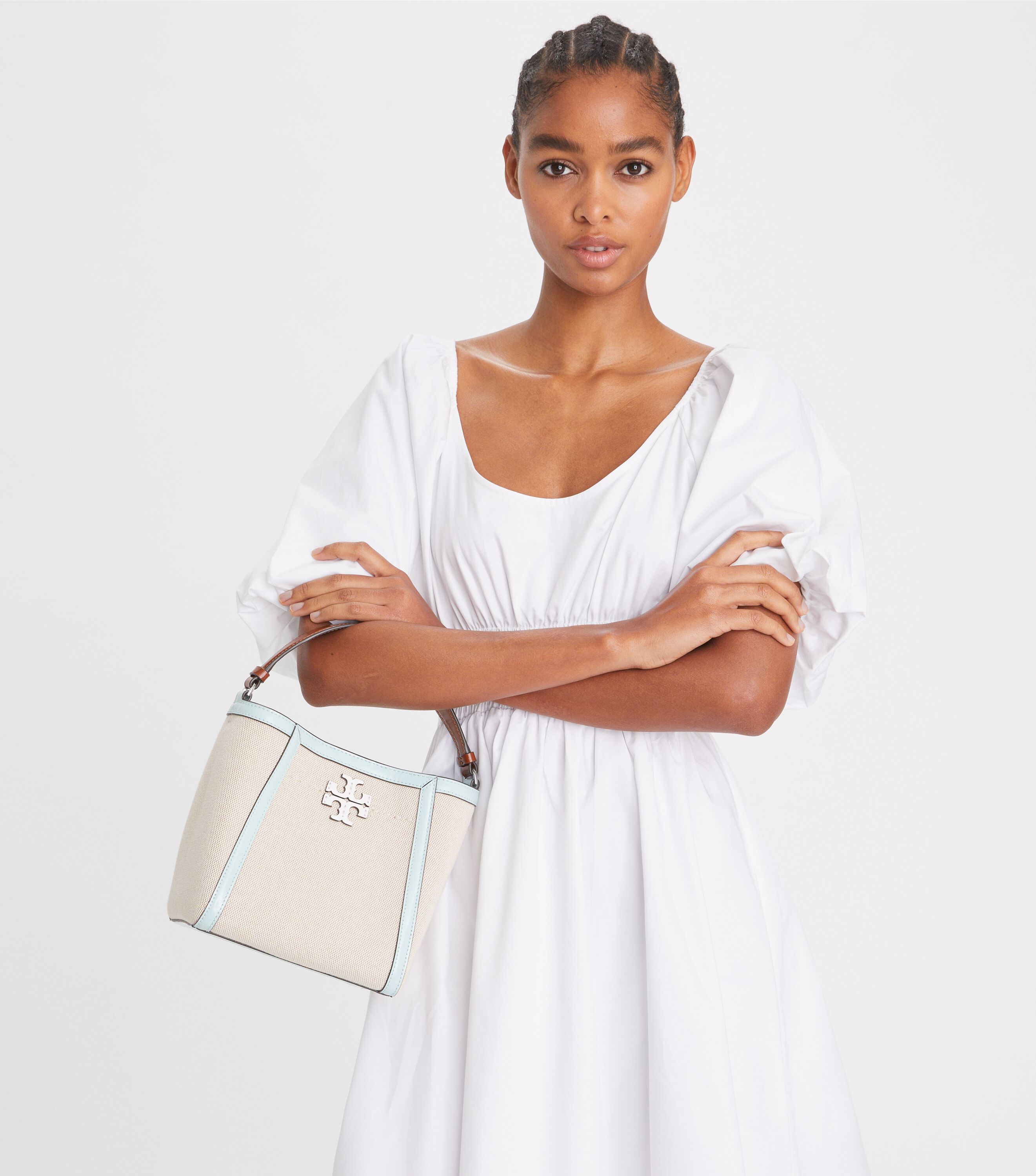 Tory burch small mcgraw sale tote