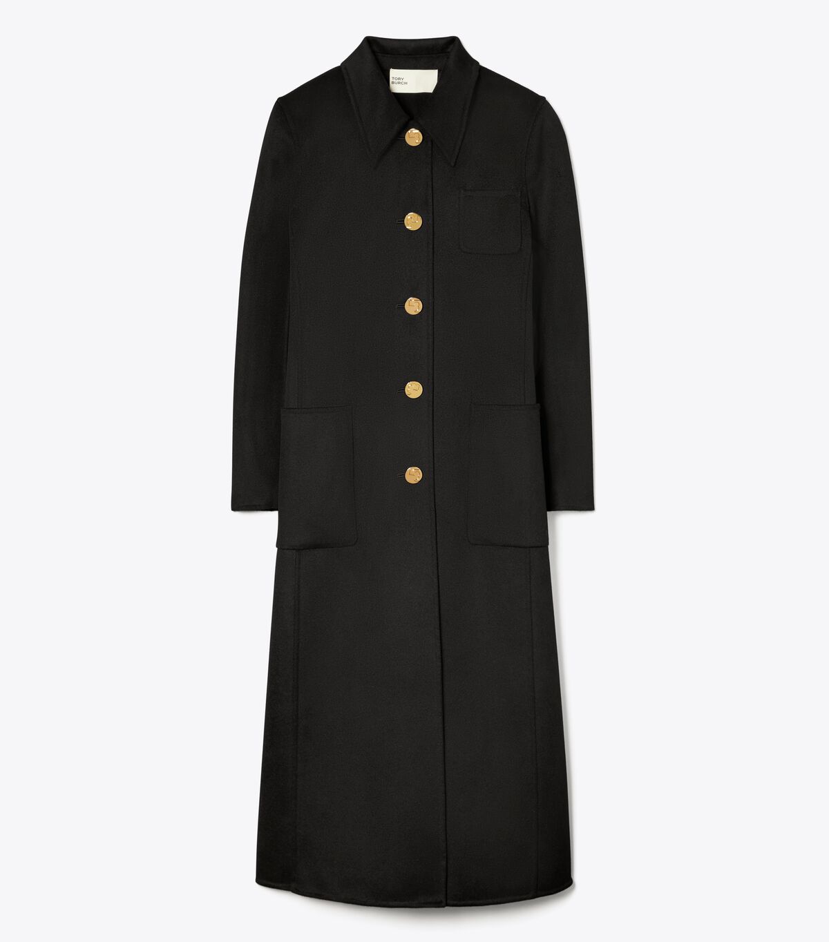 tory burch brushed wool coat