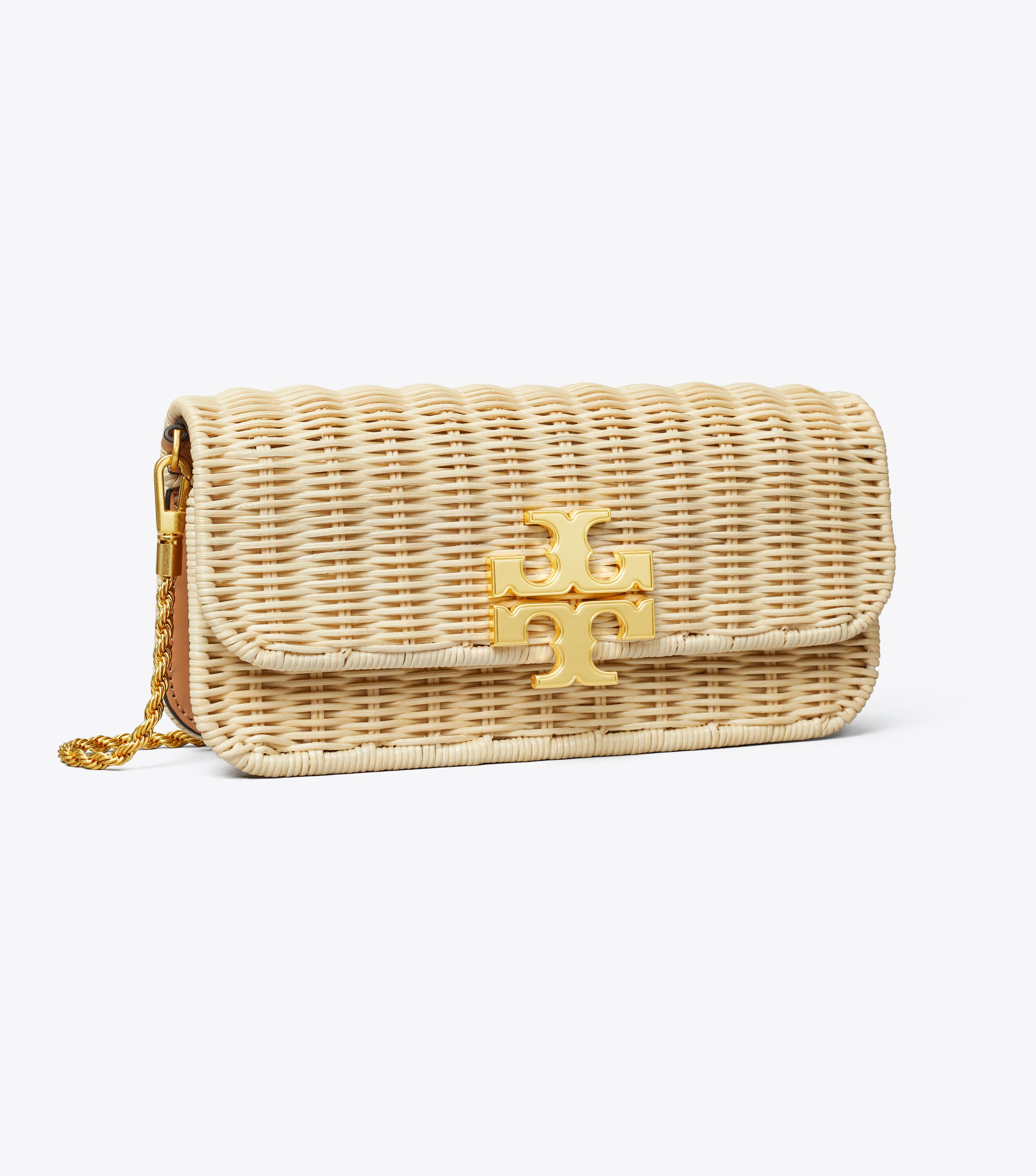 Tory burch discount wicker clutch