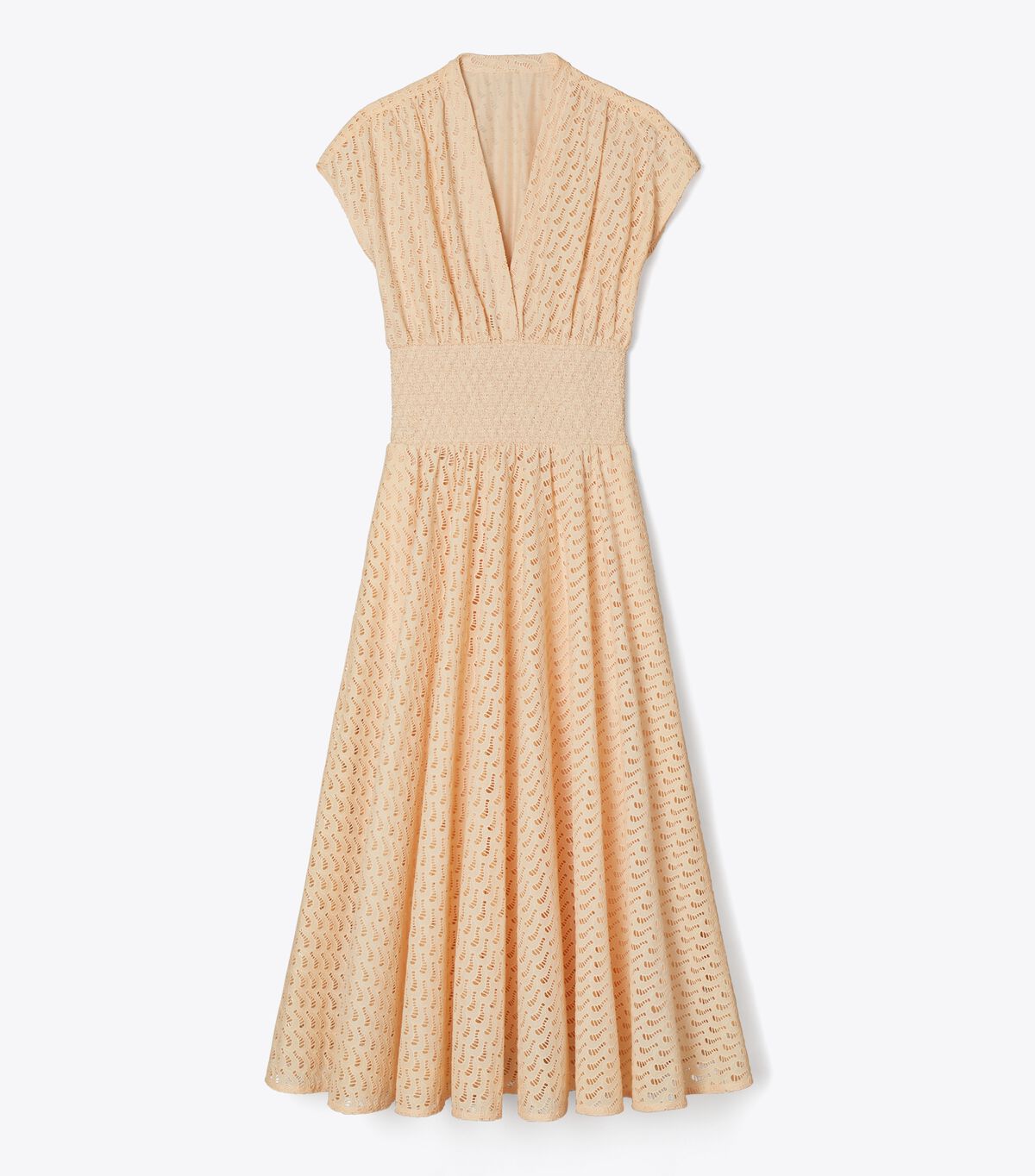 tory burch embroidered cotton dress