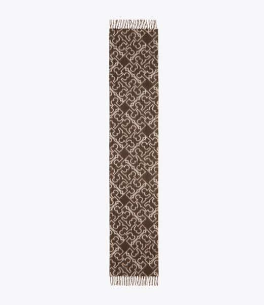 tory burch puzzle logo scarf