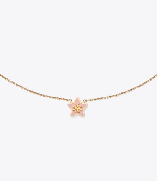 tory burch forget me not star pendant necklace