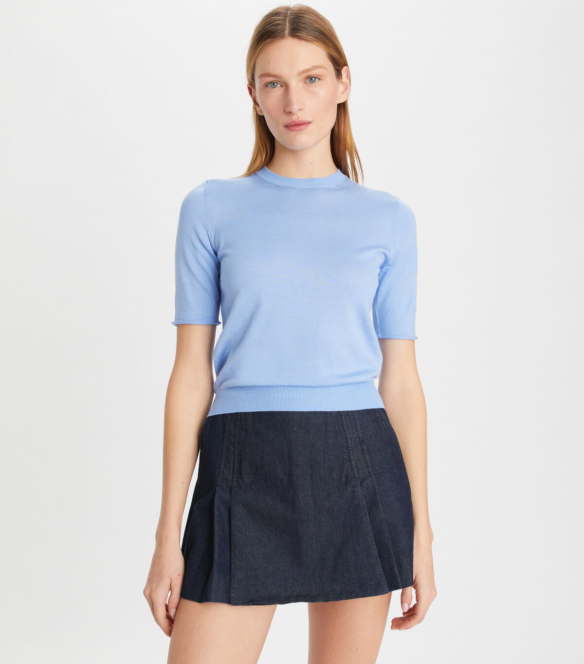tory burch short sleeve crewneck