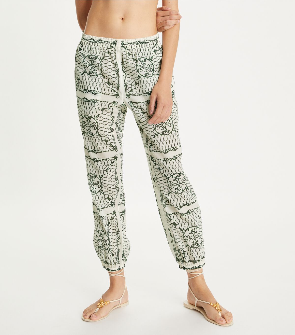 tory burch cotton beach pant