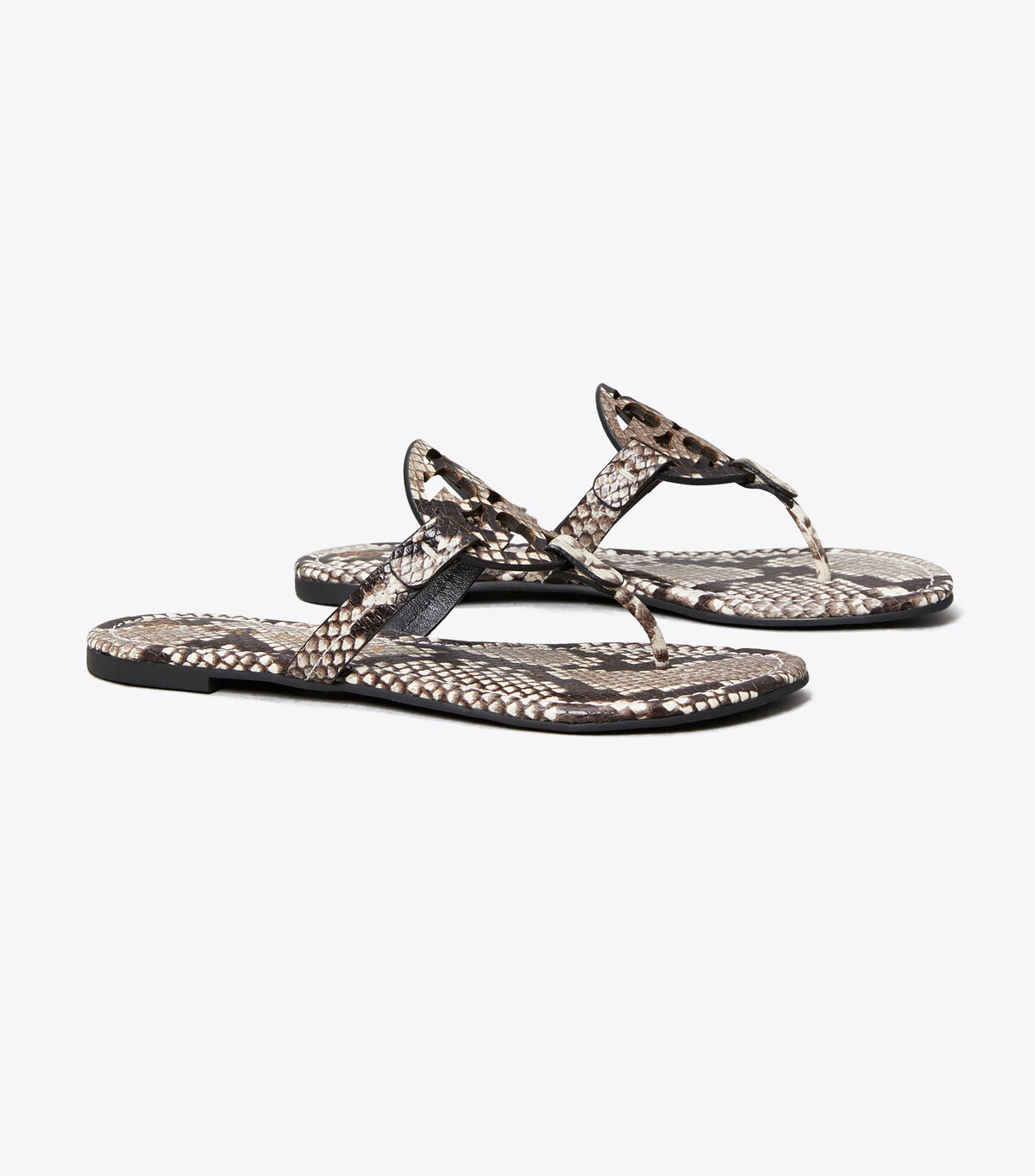 Miller Sandal, Embossed Leather